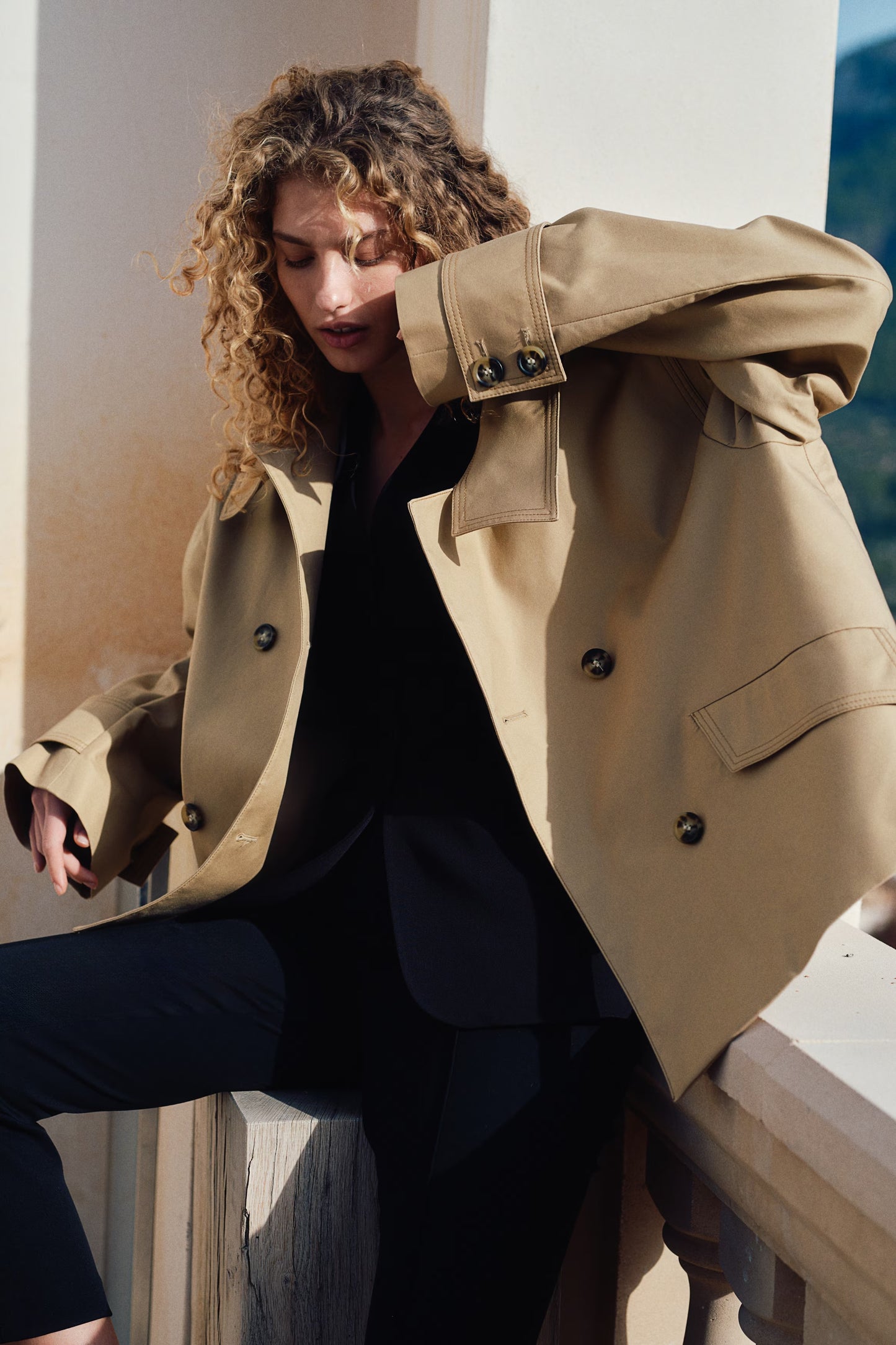 Eira | Structuré Trench Veste