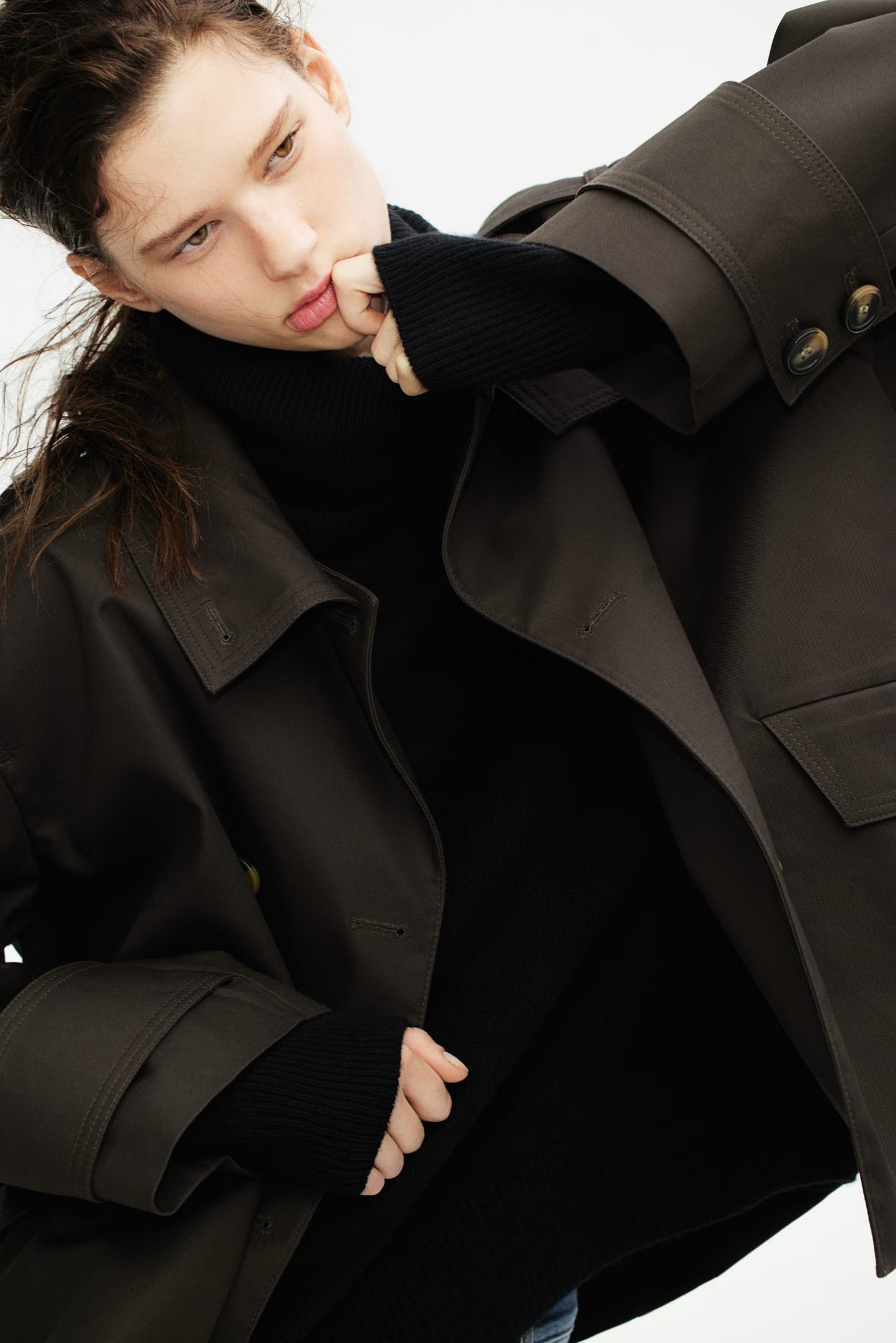 Eira | Structuré Trench Veste
