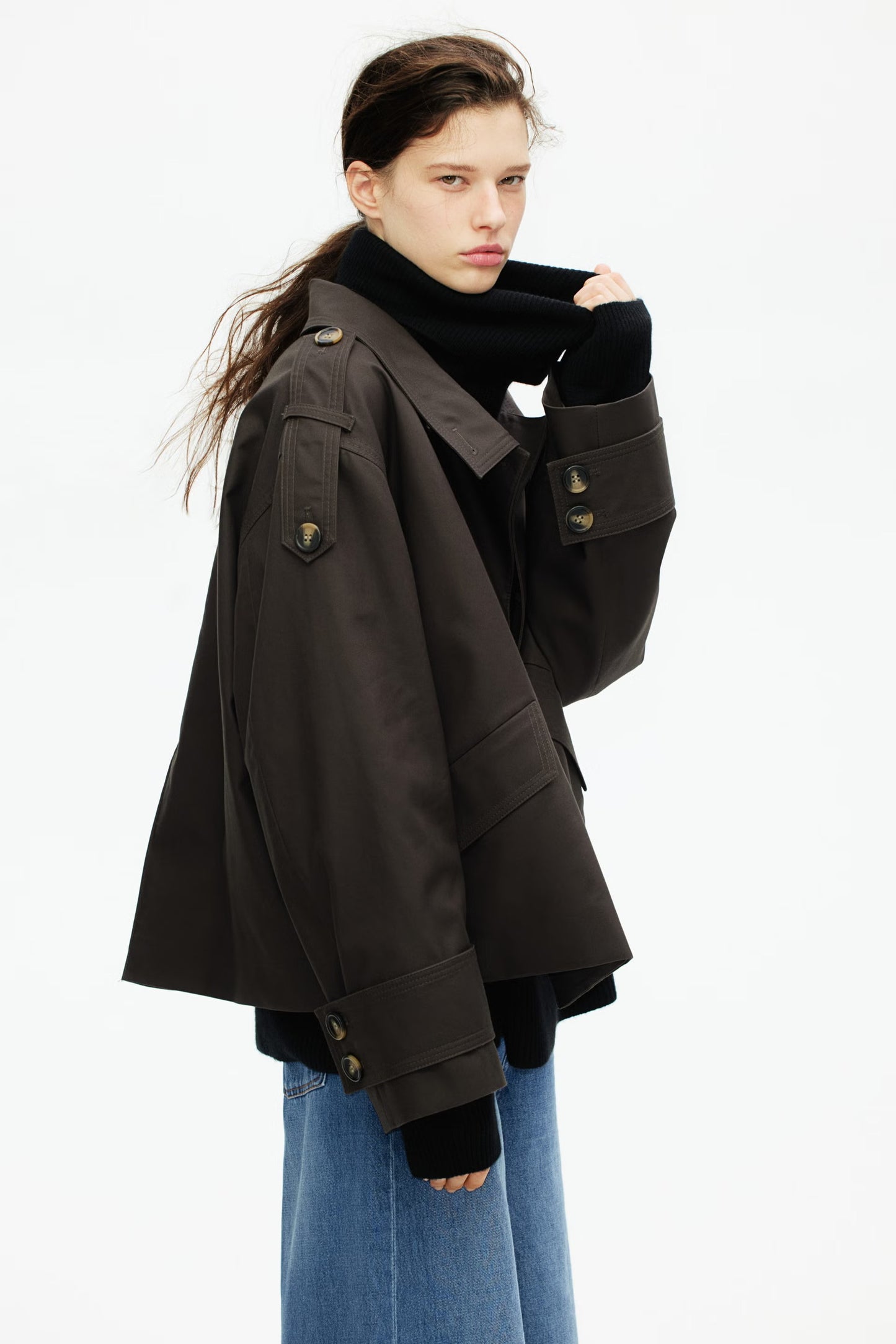 Eira | Structuré Trench Veste