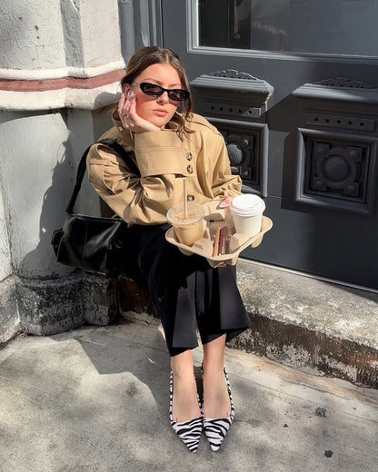 Eira | Structuré Trench Veste