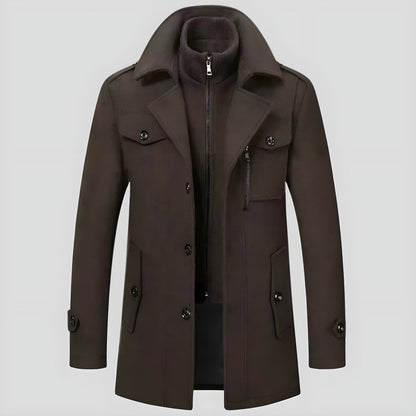 Léa | Manteau Long en Laine Premium