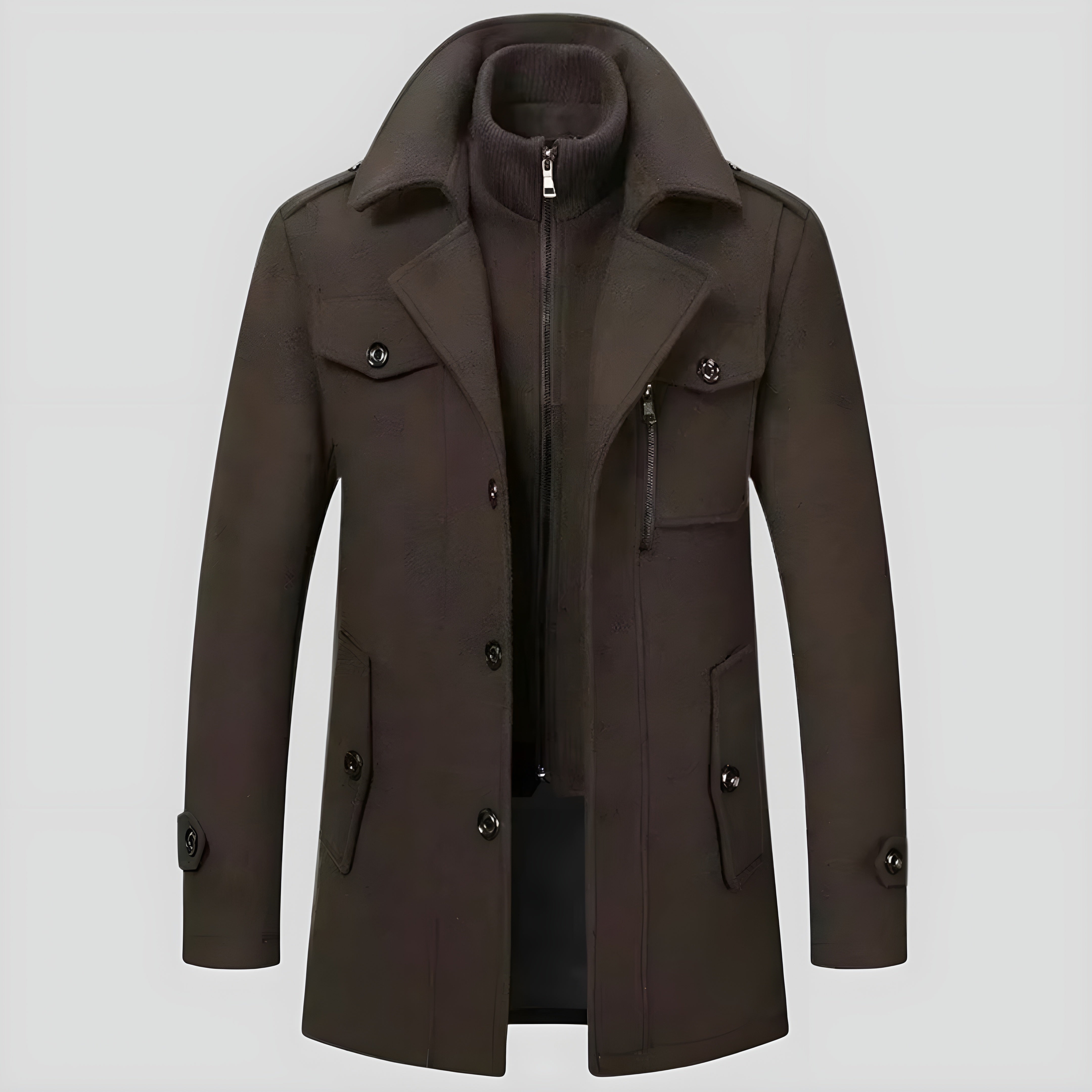 Léa | Manteau Long en Laine Premium