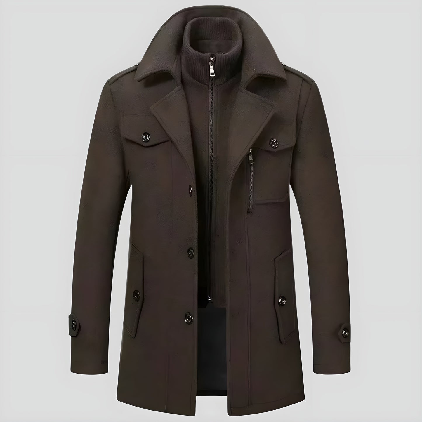Léa | Manteau Long en Laine Premium