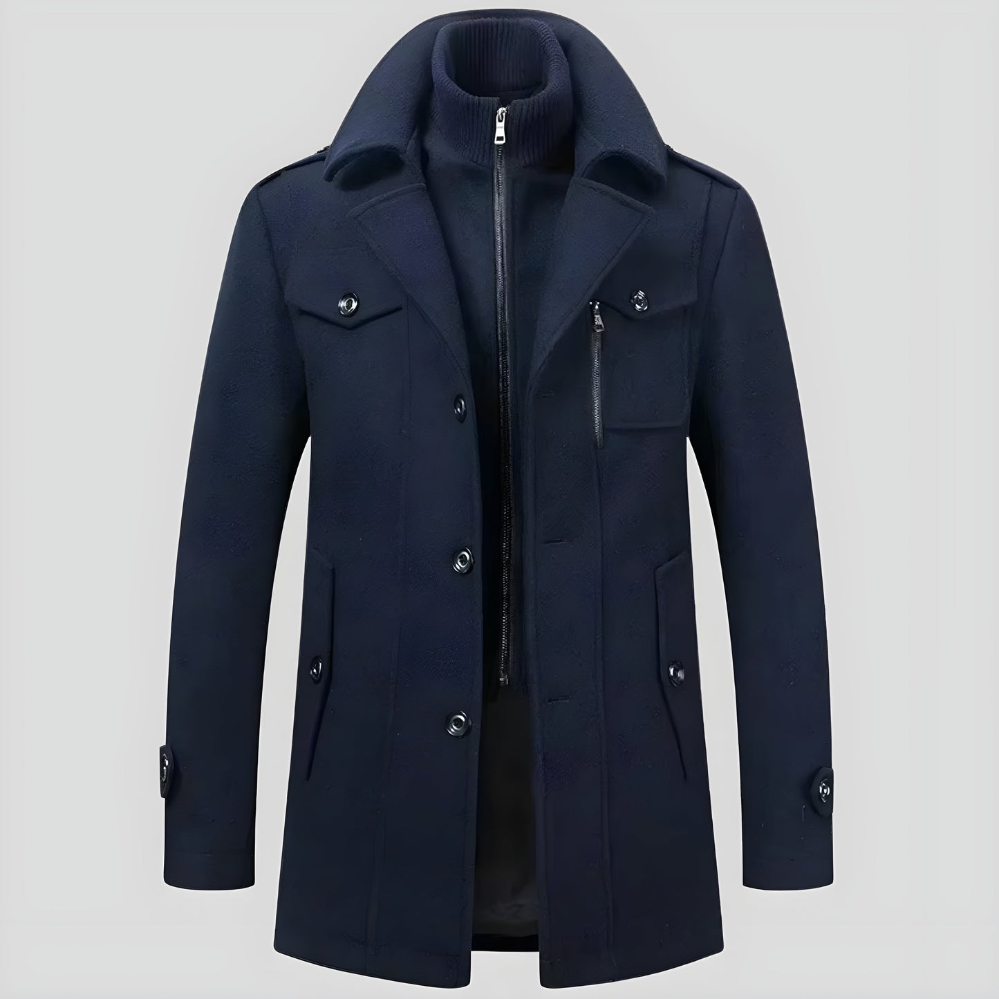 Léa | Manteau Long en Laine Premium