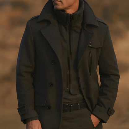 Léa | Manteau Long en Laine Premium