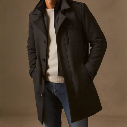Léa | Manteau Long en Laine Premium