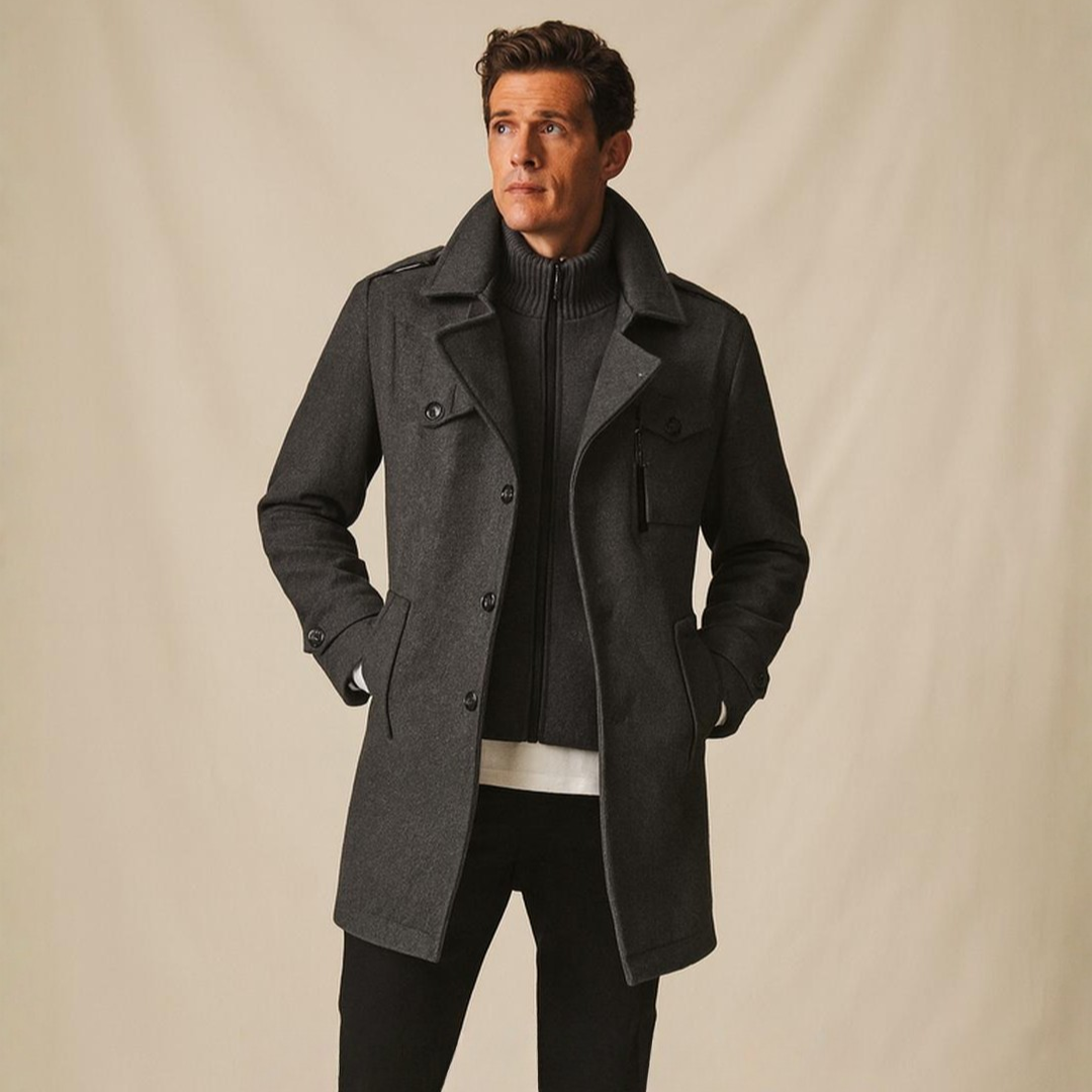 Léa | Manteau Long en Laine Premium