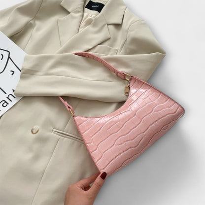 Clara | Sac Cuir Brillant Structuré