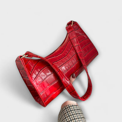 Clara | Sac Cuir Brillant Structuré