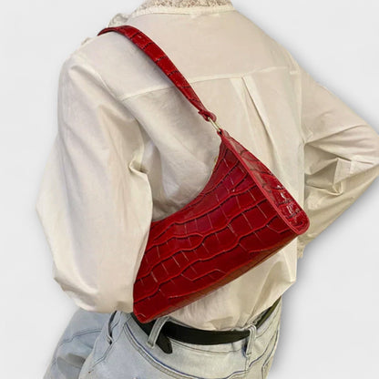 Clara | Sac Cuir Brillant Structuré