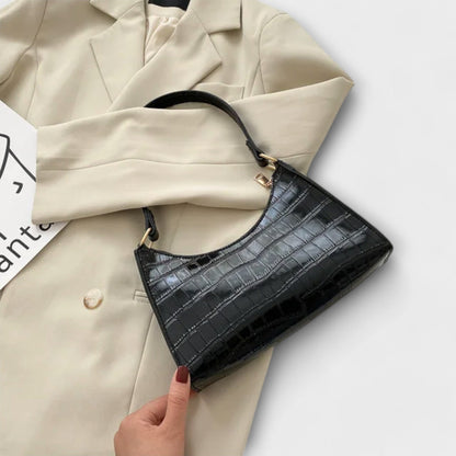 Clara | Sac Cuir Brillant Structuré
