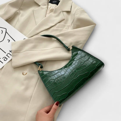 Clara | Sac Cuir Brillant Structuré