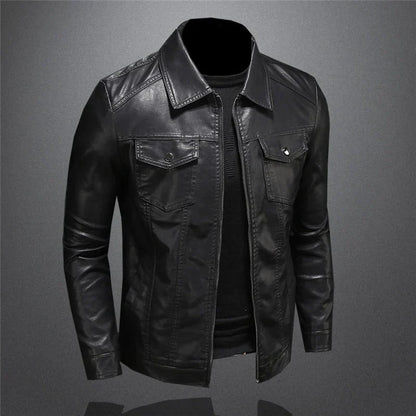 Olivier | Veste Cuir Végan Ajustée