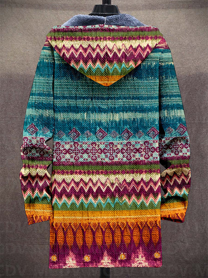 Camille | Veste à Capuche Artistique Zippée