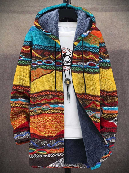 Camille | Veste à Capuche Artistique Zippée