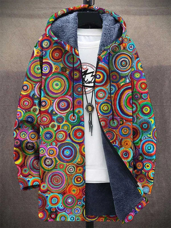 Amélie | Veste à Capuche Artistique Zippée