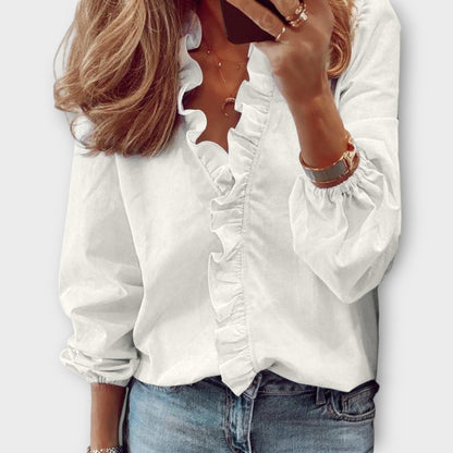 Seraphina | Volant Détail Blouse
