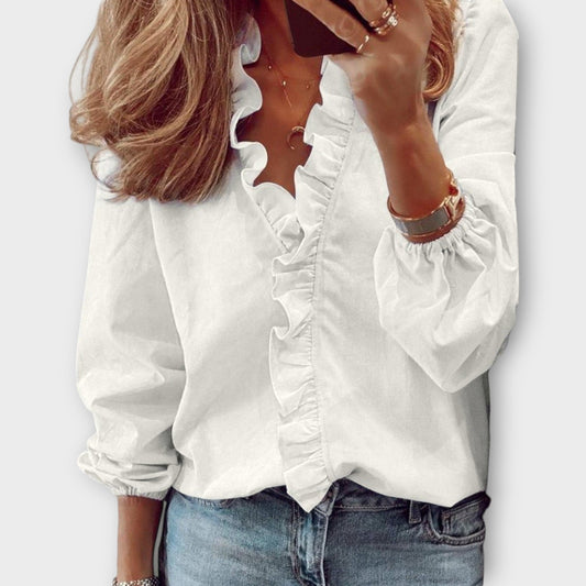 Seraphina | Volant Détail Blouse