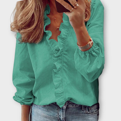 Seraphina | Volant Détail Blouse