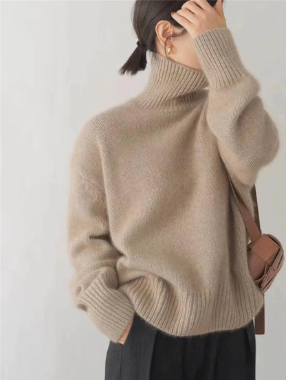 Isabella | Cashmere Col Roulé Pull
