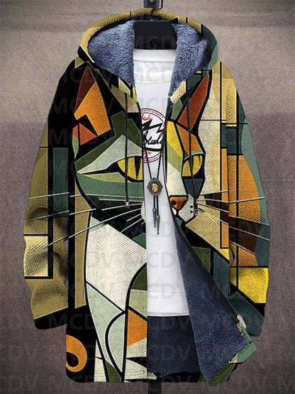 Clara | Veste à Capuche Artistique Zippée