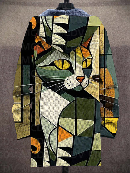 Clara | Veste à Capuche Artistique Zippée