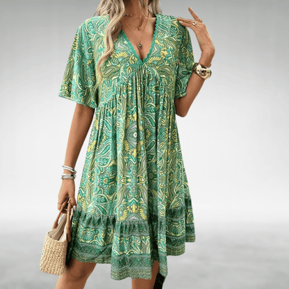 Sophia | Bohème Swing Robe Longue
