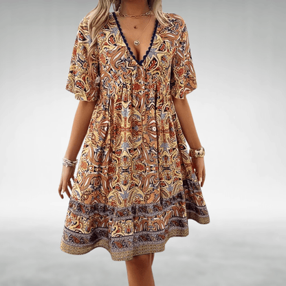 Sophia | Bohème Swing Robe Longue