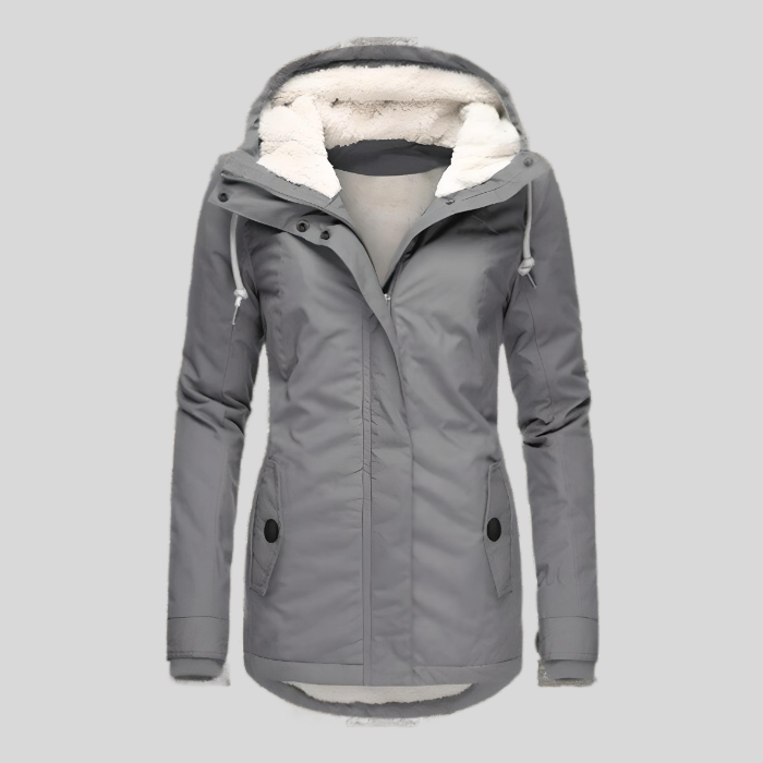 Camille | Veste Imperméable à Capuche Longue