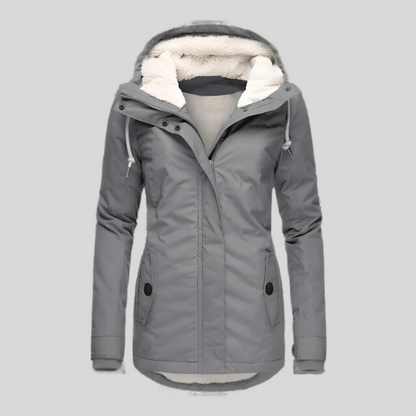 Camille | Veste Imperméable à Capuche Longue