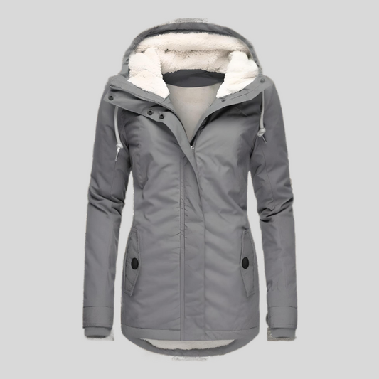 Camille | Veste Imperméable à Capuche Longue