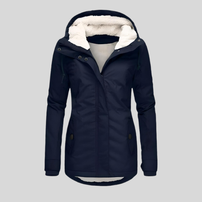Camille | Veste Imperméable à Capuche Longue