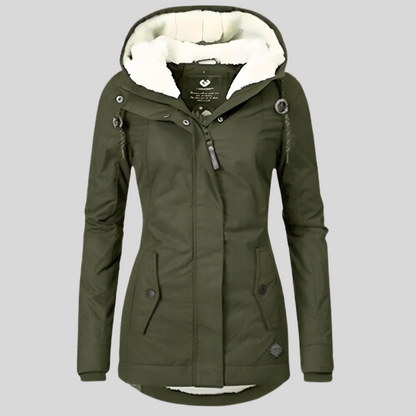Camille | Veste Imperméable à Capuche Longue