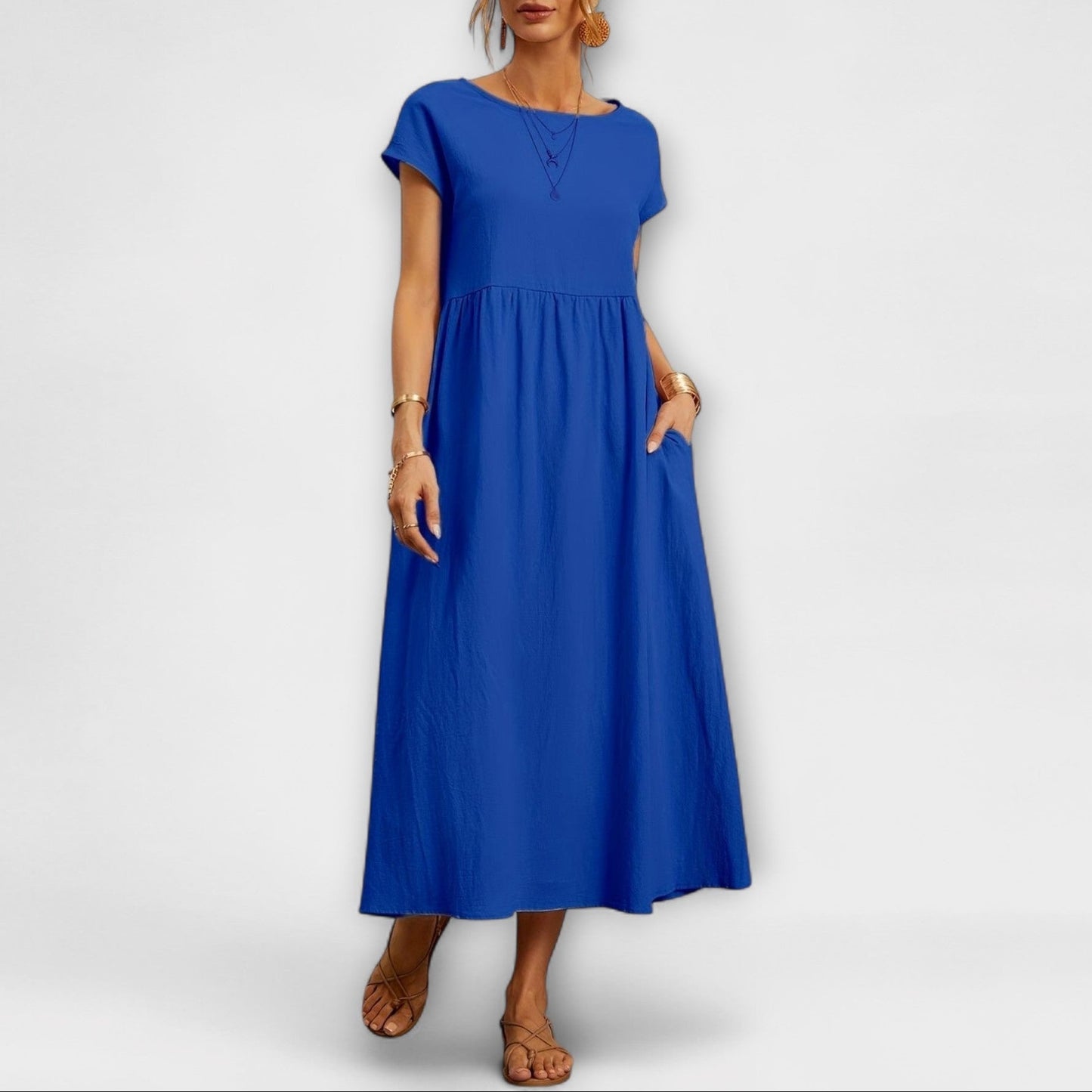 Élise | Robe Midi Élégante