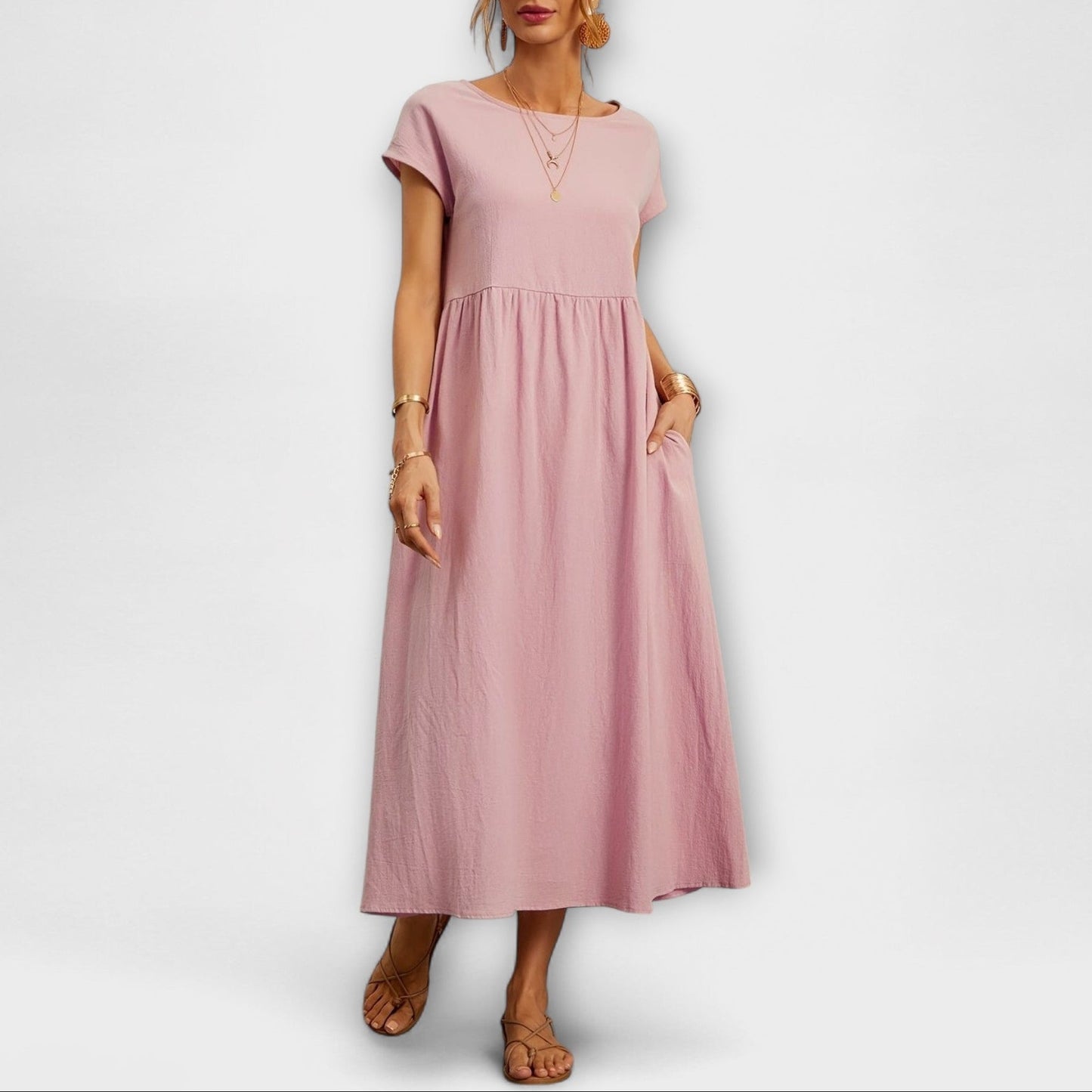 Élise | Robe Midi Élégante