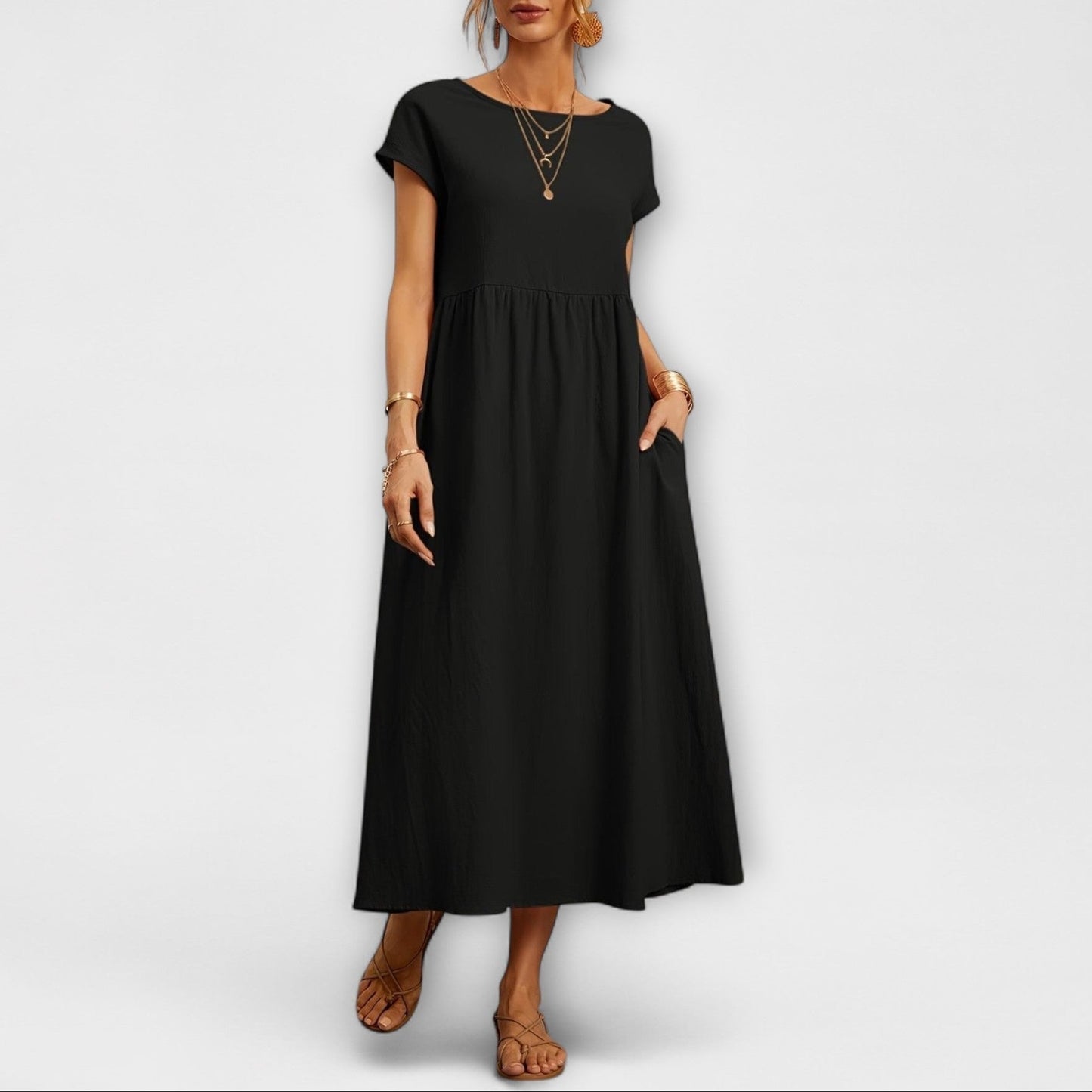 Élise | Robe Midi Élégante