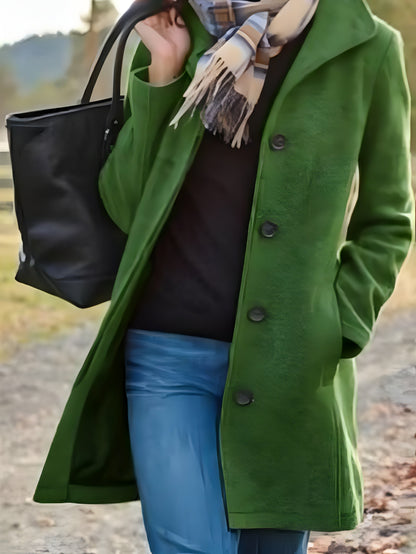 Lila | Manteau Long en Laine Rétro