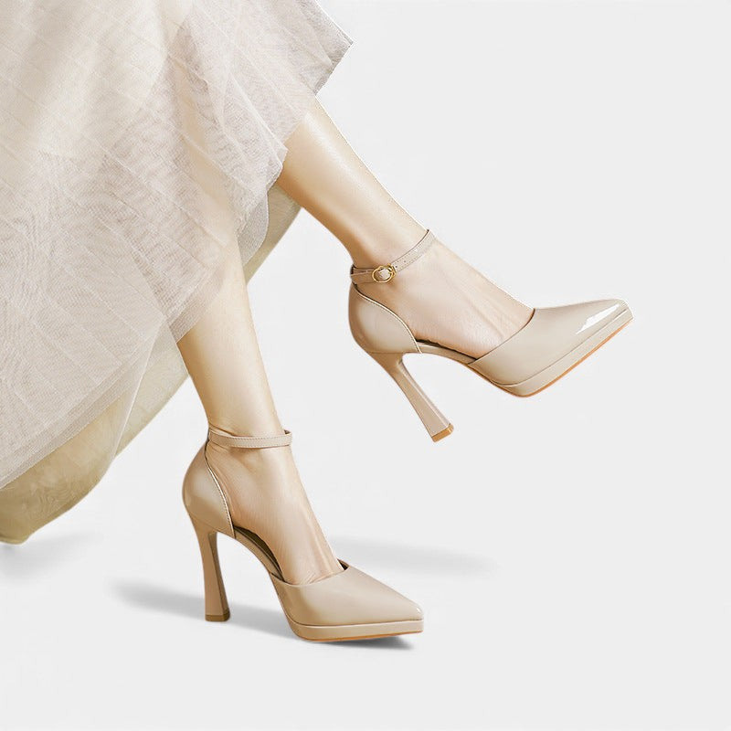 Constance | Escarpins Cuir à Bride