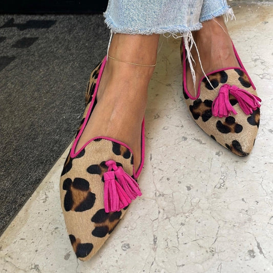 Sophia | Imprimé Animal Gland Ballerines