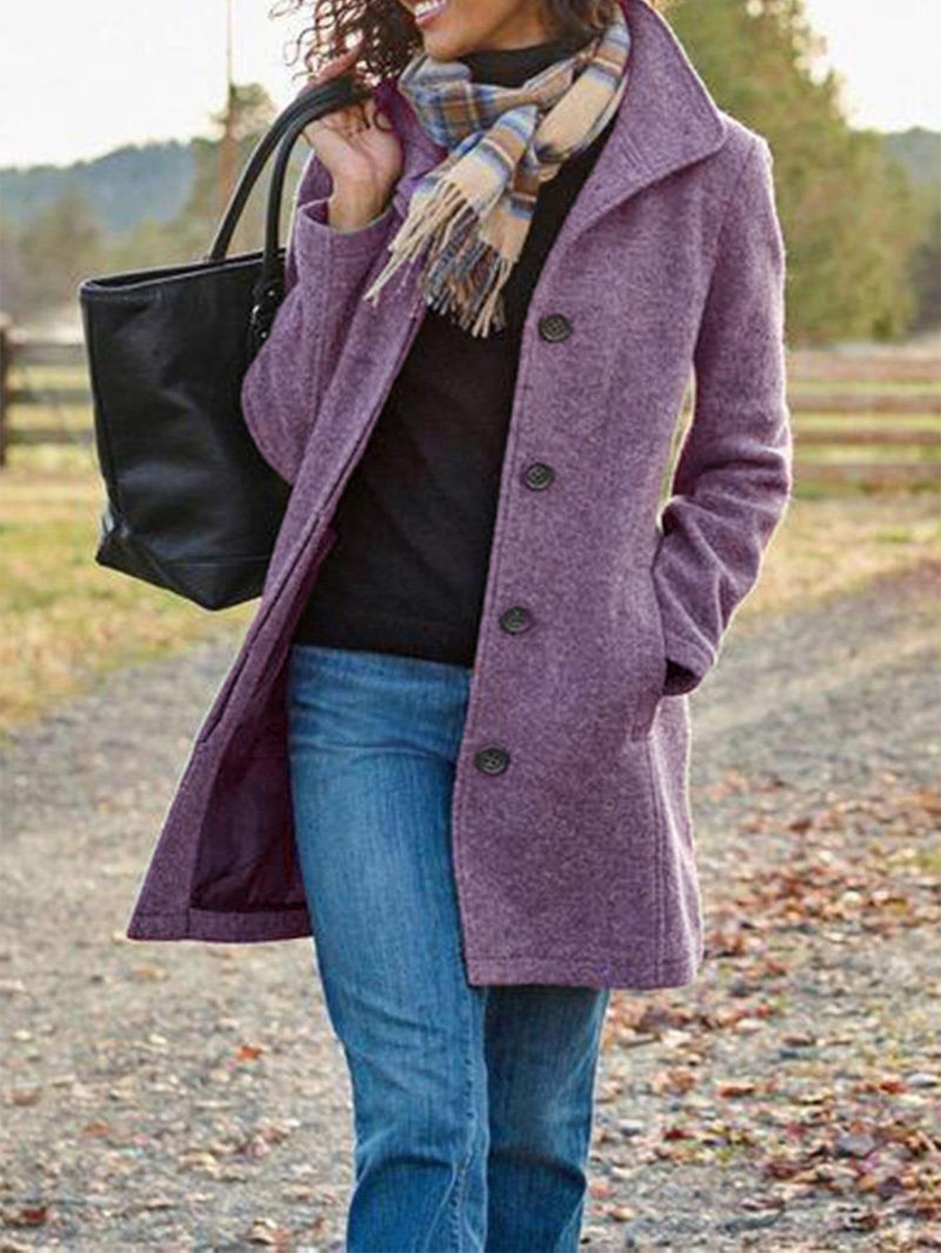 Lila | Manteau Long en Laine Rétro