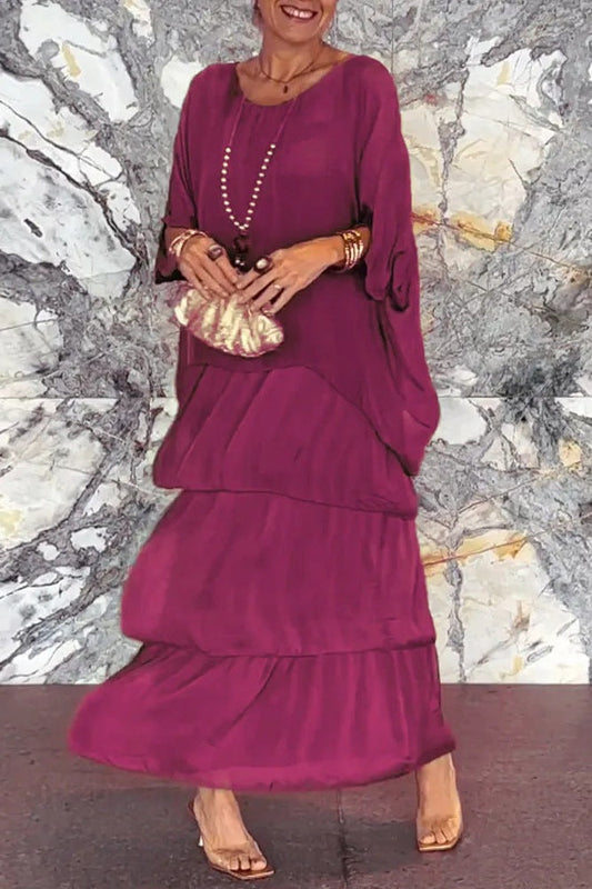 Chloé | Robe Superposée en Mousseline