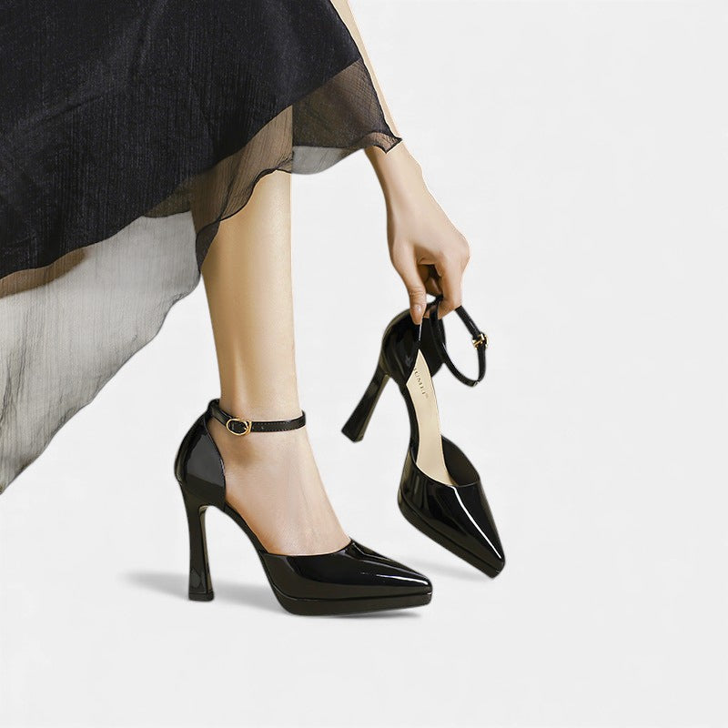 Estelle | Escarpins Cuir à Bride