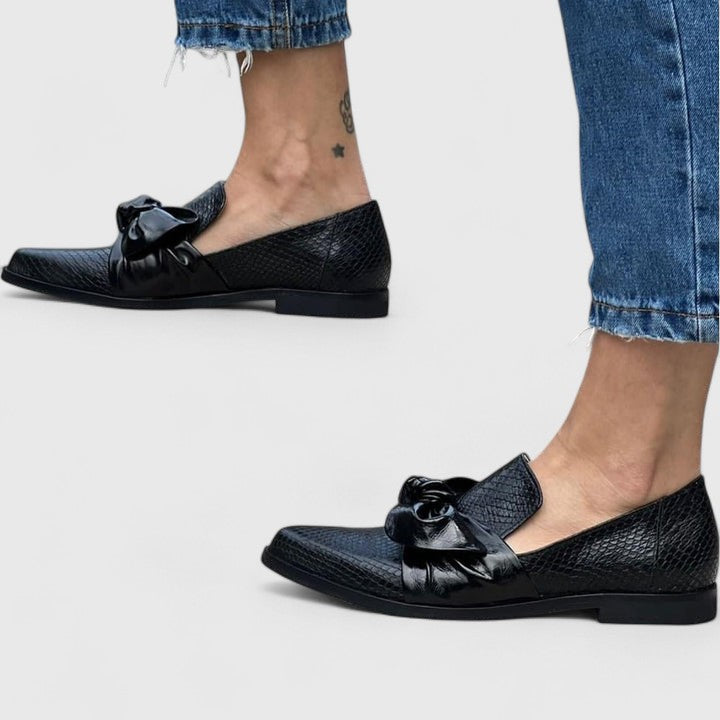 Séraphine | Mocassins Élégants à Nœud