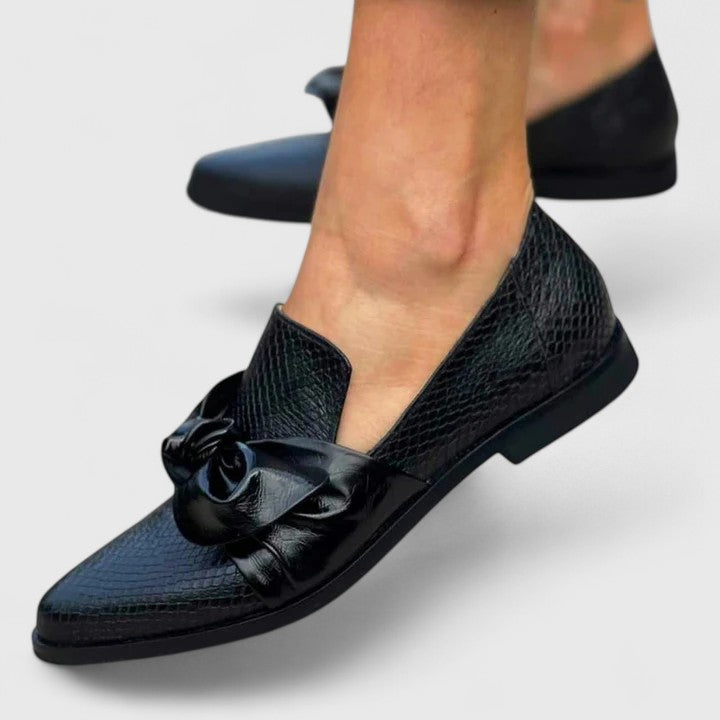 Séraphine | Mocassins Élégants à Nœud