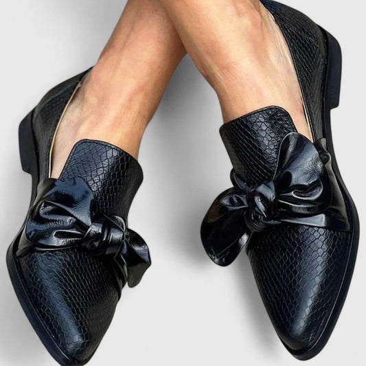 Séraphine | Mocassins Élégants à Nœud
