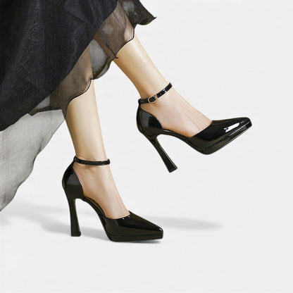 Estelle | Escarpins Cuir à Bride