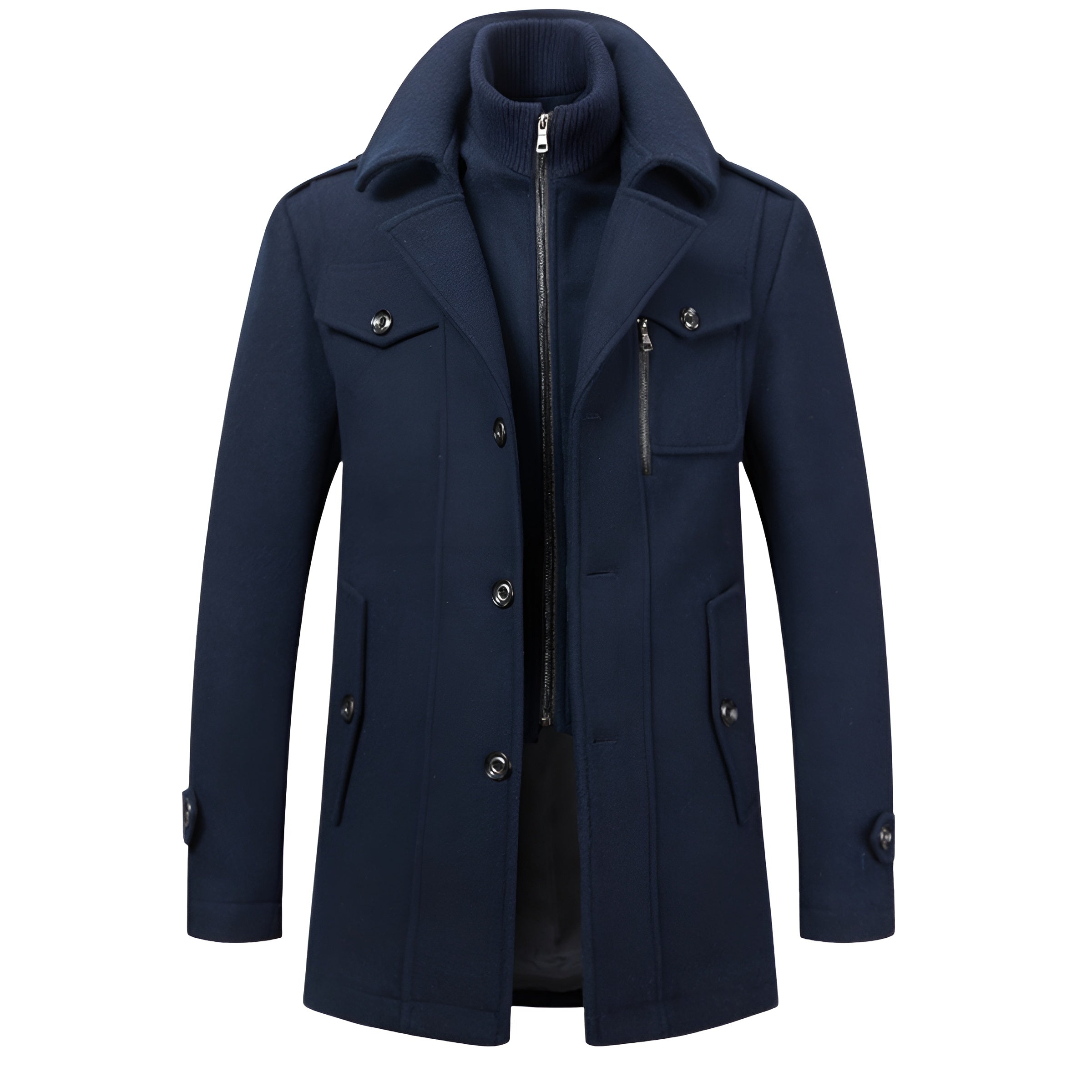 Sébastien | Manteau Long Matelassé