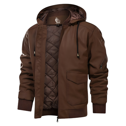 Nolan | Veste Cuir Texturé Moderne