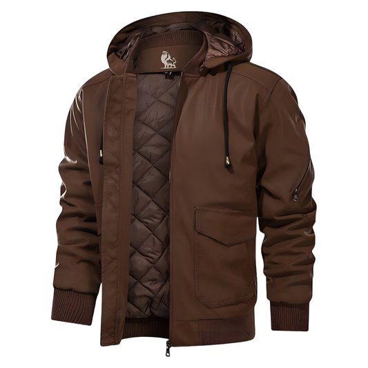 Nolan | Veste Cuir Texturé Moderne