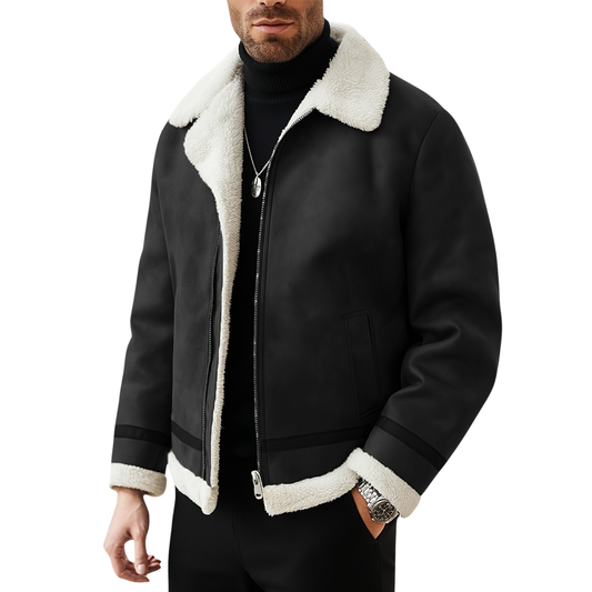 Brieuc | Blouson Aviateur Doublé Sherpa